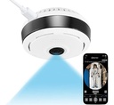 Cámara Ip Wifi Vigilancia 360 Grados Con Lente Ojo De Pez 
