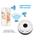 Cámara Ip Wifi Vigilancia 360 Grados Con Lente Ojo De Pez 