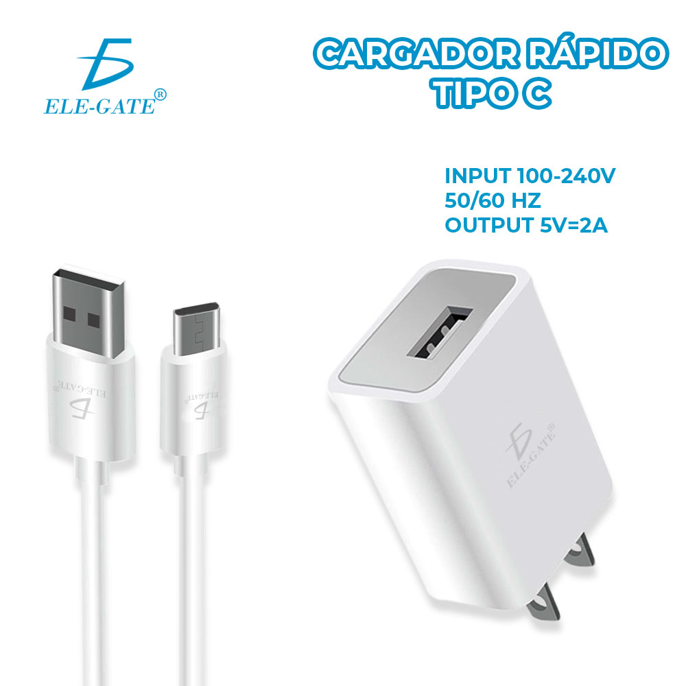 Cargador Tipo "C" Carga Rápida