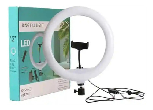 Aro Luz Led Lampara 30cm Diam. Soporte Para Celular + Tripie