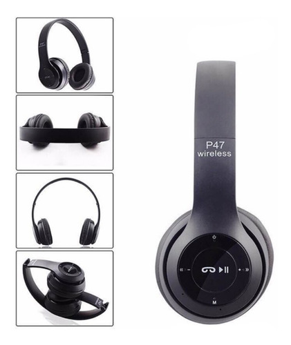 Audifonos Bluetooth Radio Fm Micro Sd Mp3 Manos Libres Aux