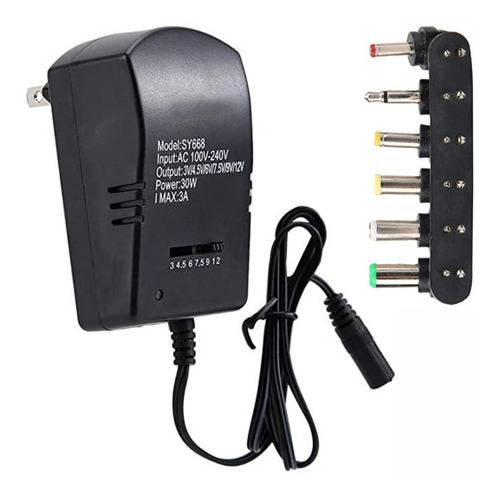 Fuente Alimentación 30w Cargador Universal 6 Conectores