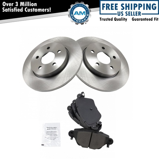 Ceramic Disc freno Pads Rotors Set Kit02-04 Jaguar X-Type