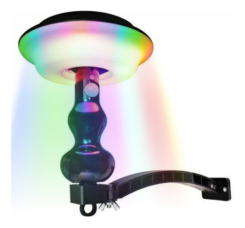 [392] Lampara Solar Multicolor Iluminacion Rgb Led Exterior Jardin
