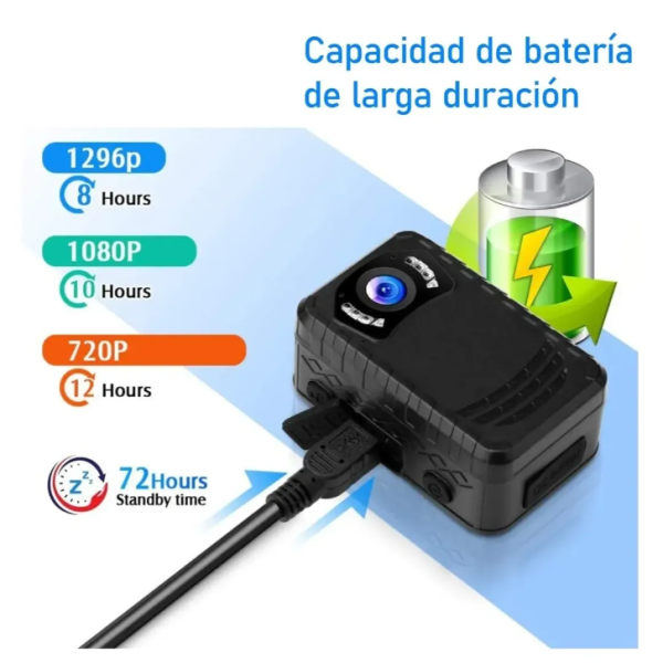 Camara Corporal Para Policia N9 Full Hd Vision Nocturna